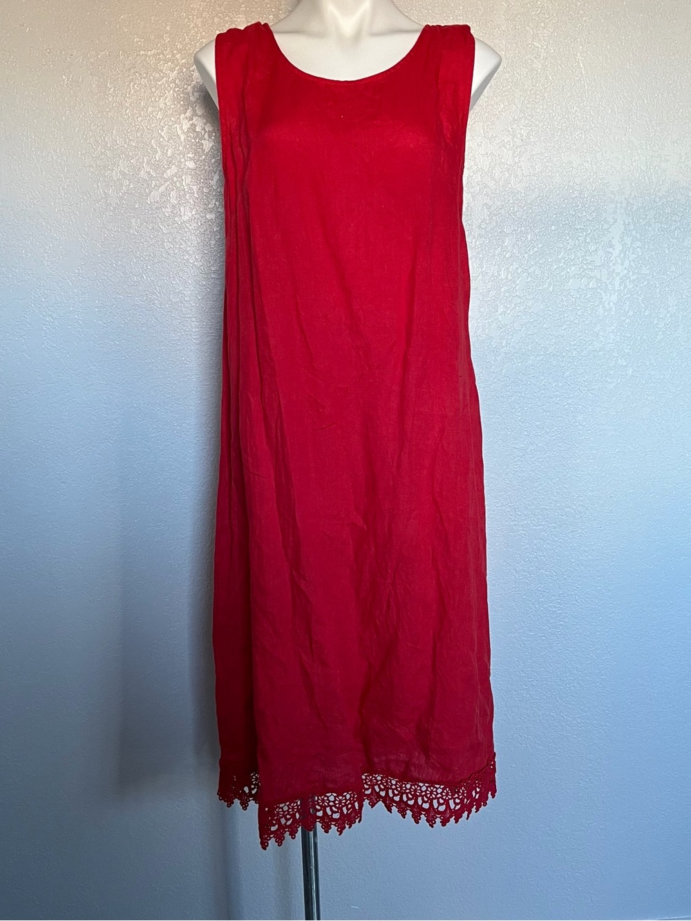 Rosemarie Red Women's Dress - Elegant Summer Style